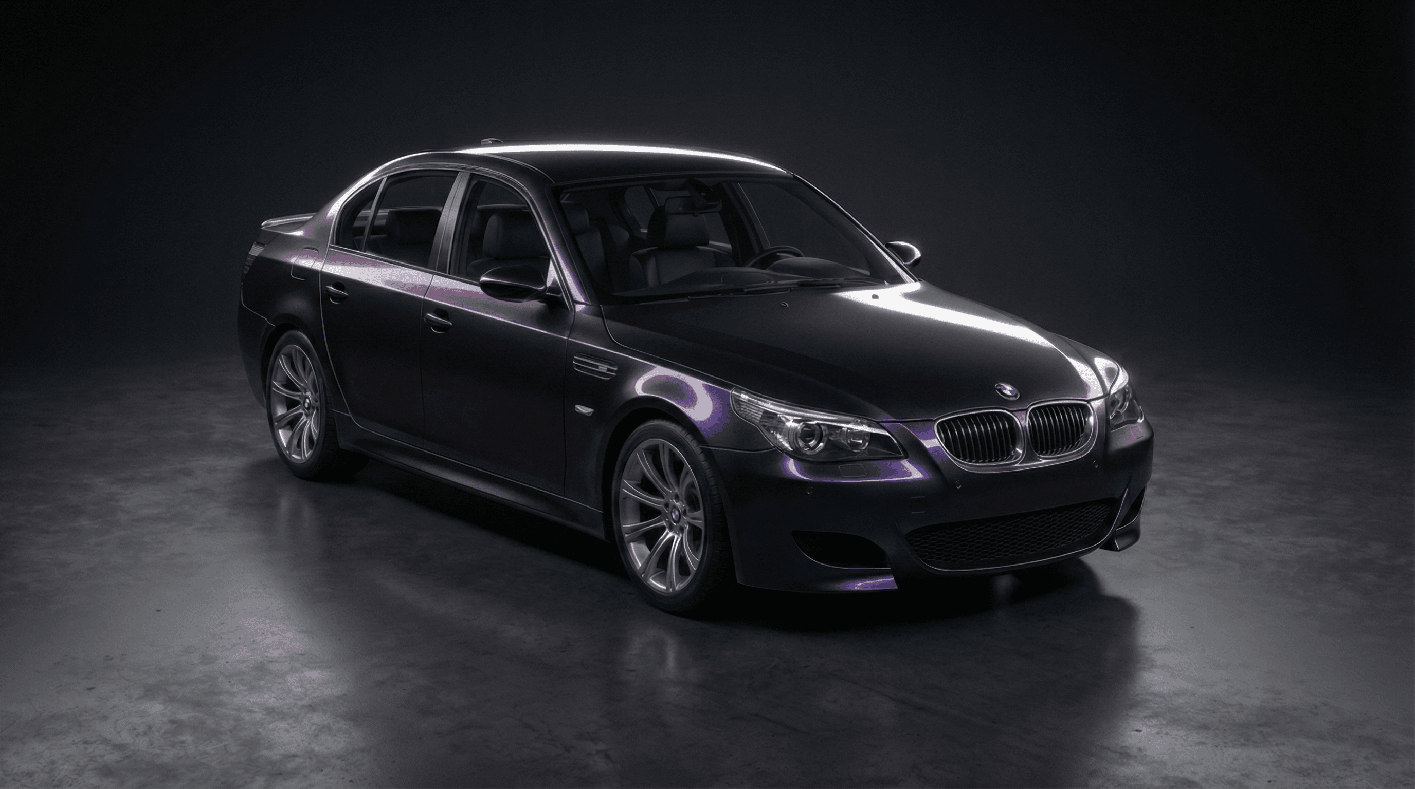 BMW E60 M5 KPMF Gloss Hypnotic Black Violet